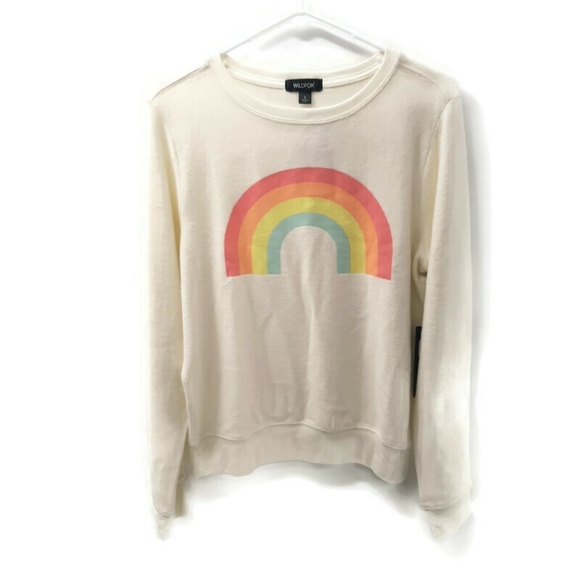 NWT Wildfox sweatshirt pullover Light Hearted - Picture 2 of 7